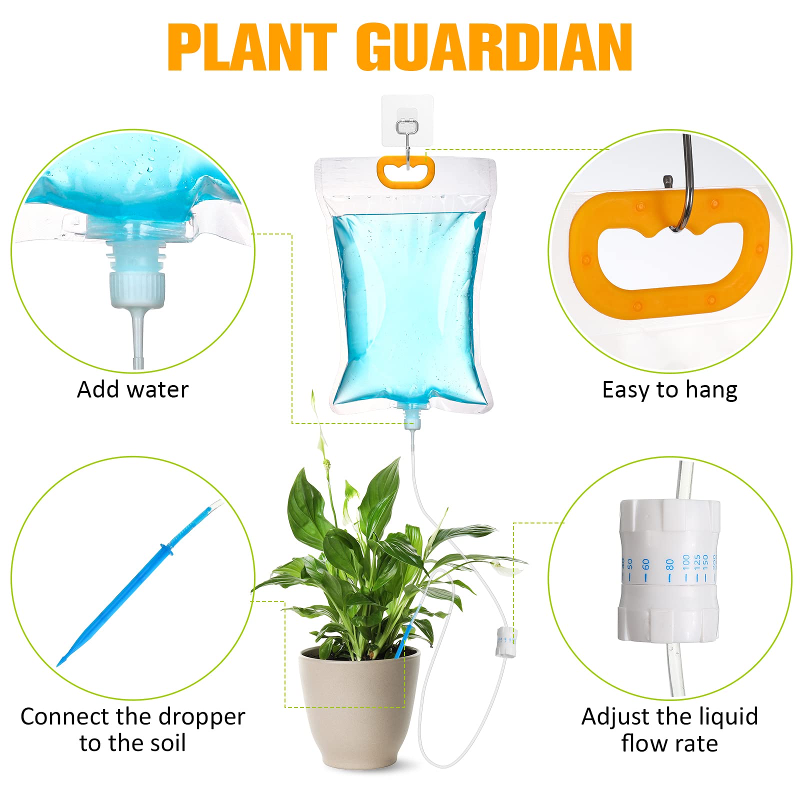 Rtteri bag in indoor plant scene illustrating hassle-free plant care