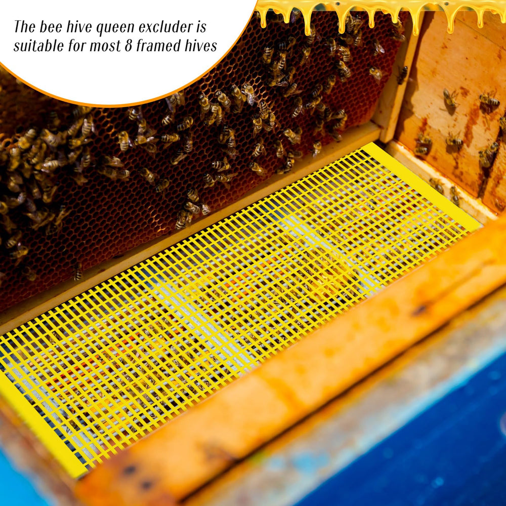 Rtteri stacked excluders illustrating spare supply for multiple hives