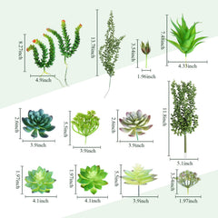 Rtteri detailed shot of artificial succulent textures showcasing lifelike foliage and variety