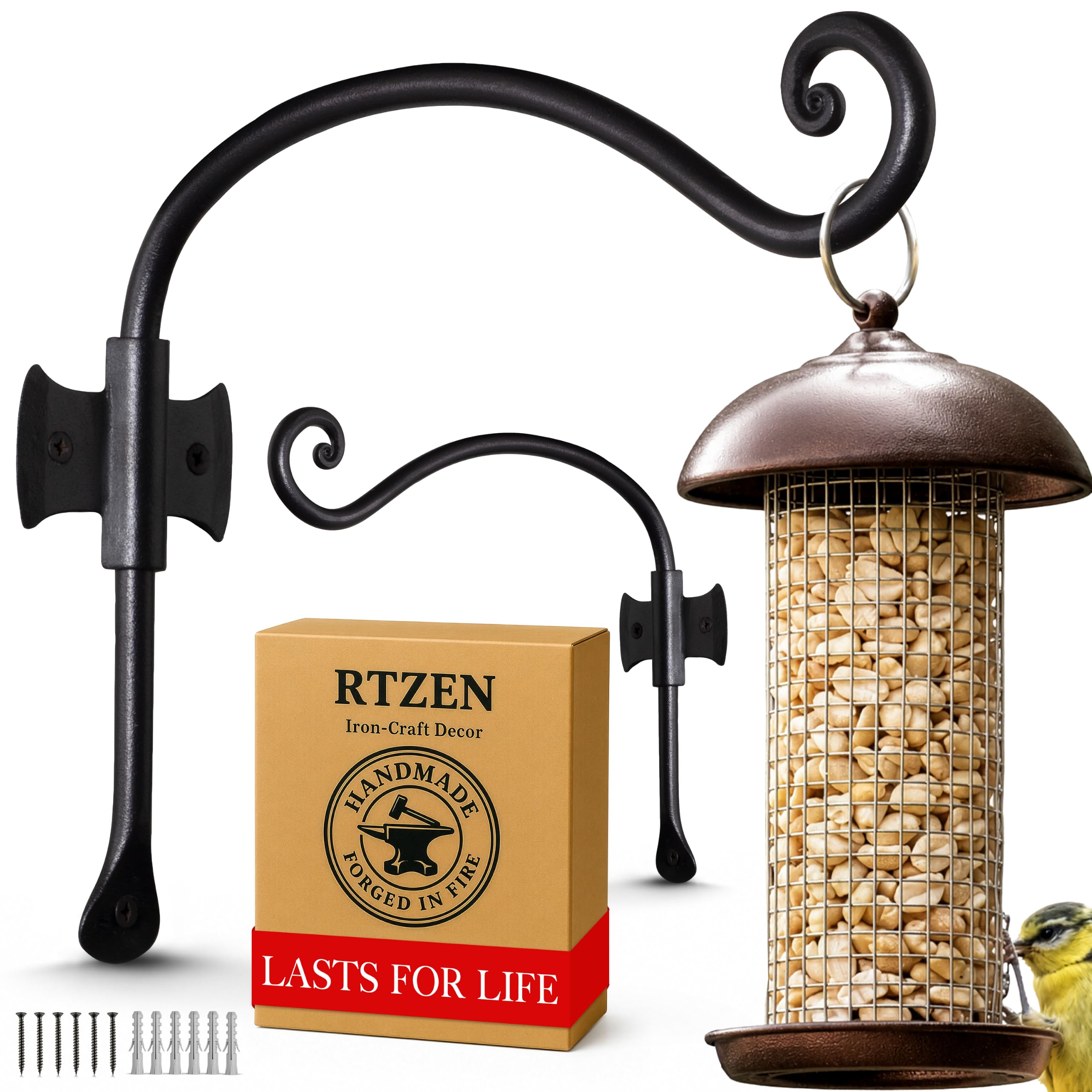 RTZEN front-mounted hook showing classic iron design and reliable support