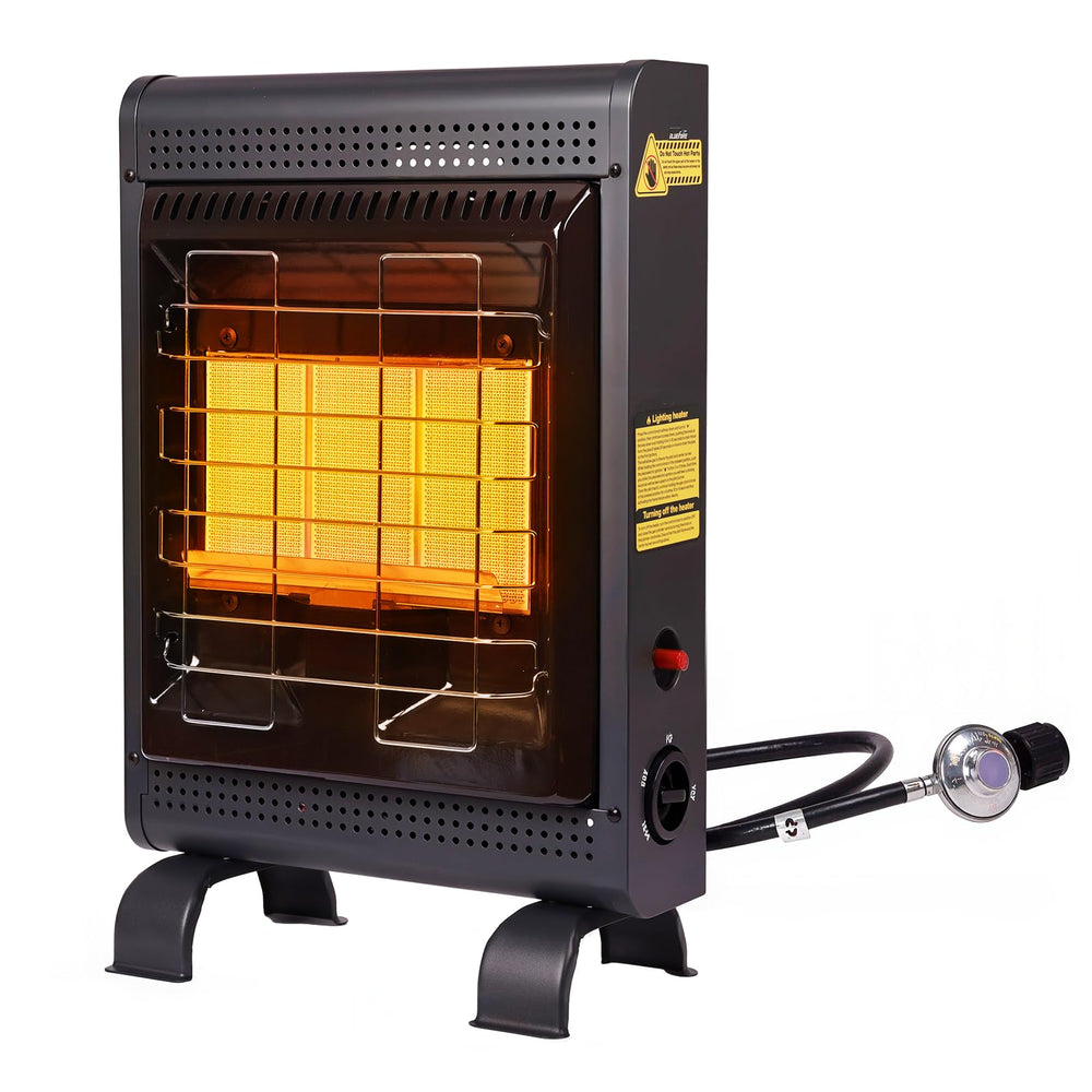 Ruasveltan front view showing heater design and immediate warmth benefit