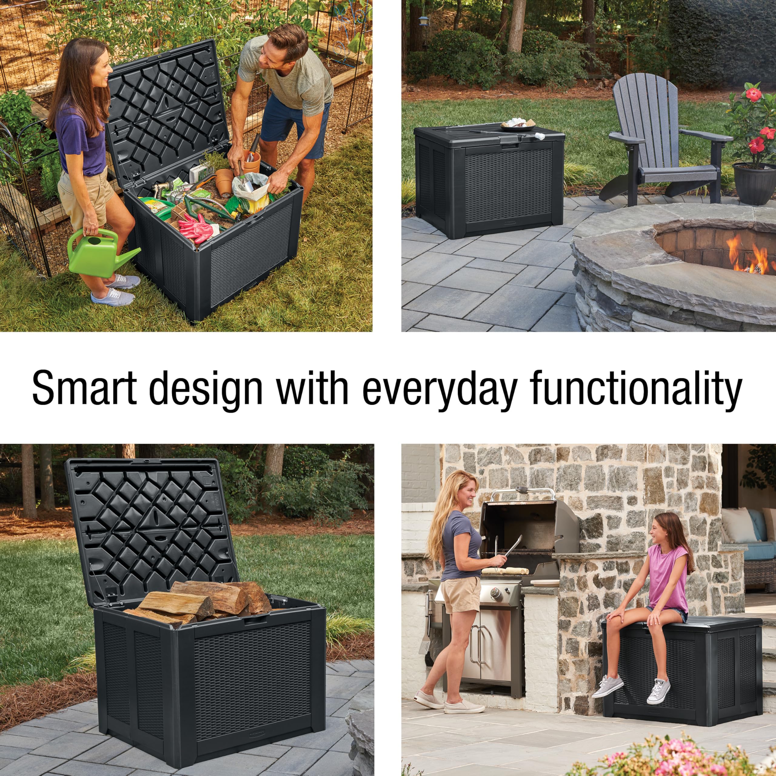 Rubbermaid impact-resistant floor close-up showing durability for heavy items