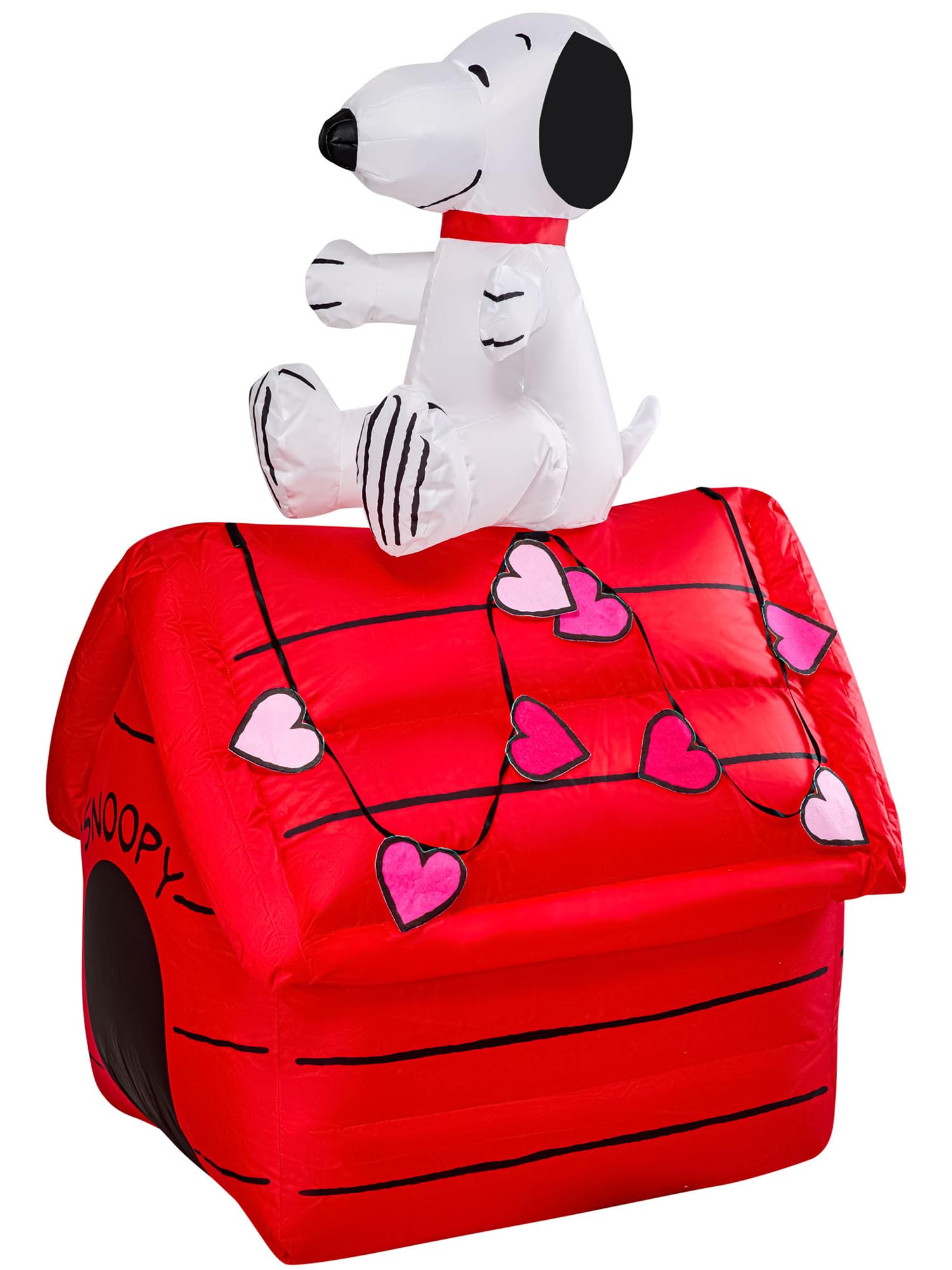 Rubies Snoopy doghouse close-up highlighting felt textures and stitching durability