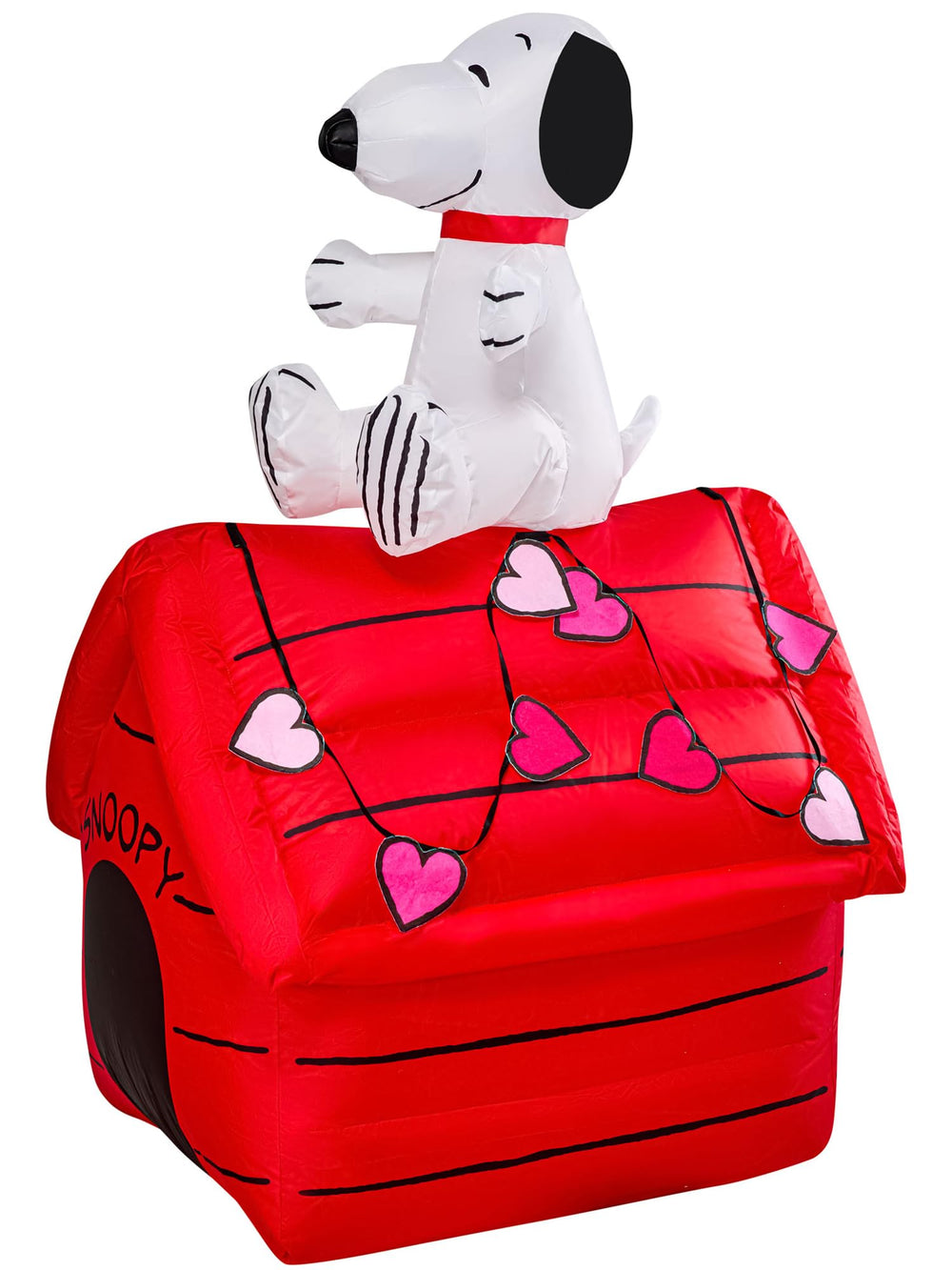 Rubies Snoopy doghouse close-up highlighting felt textures and stitching durability