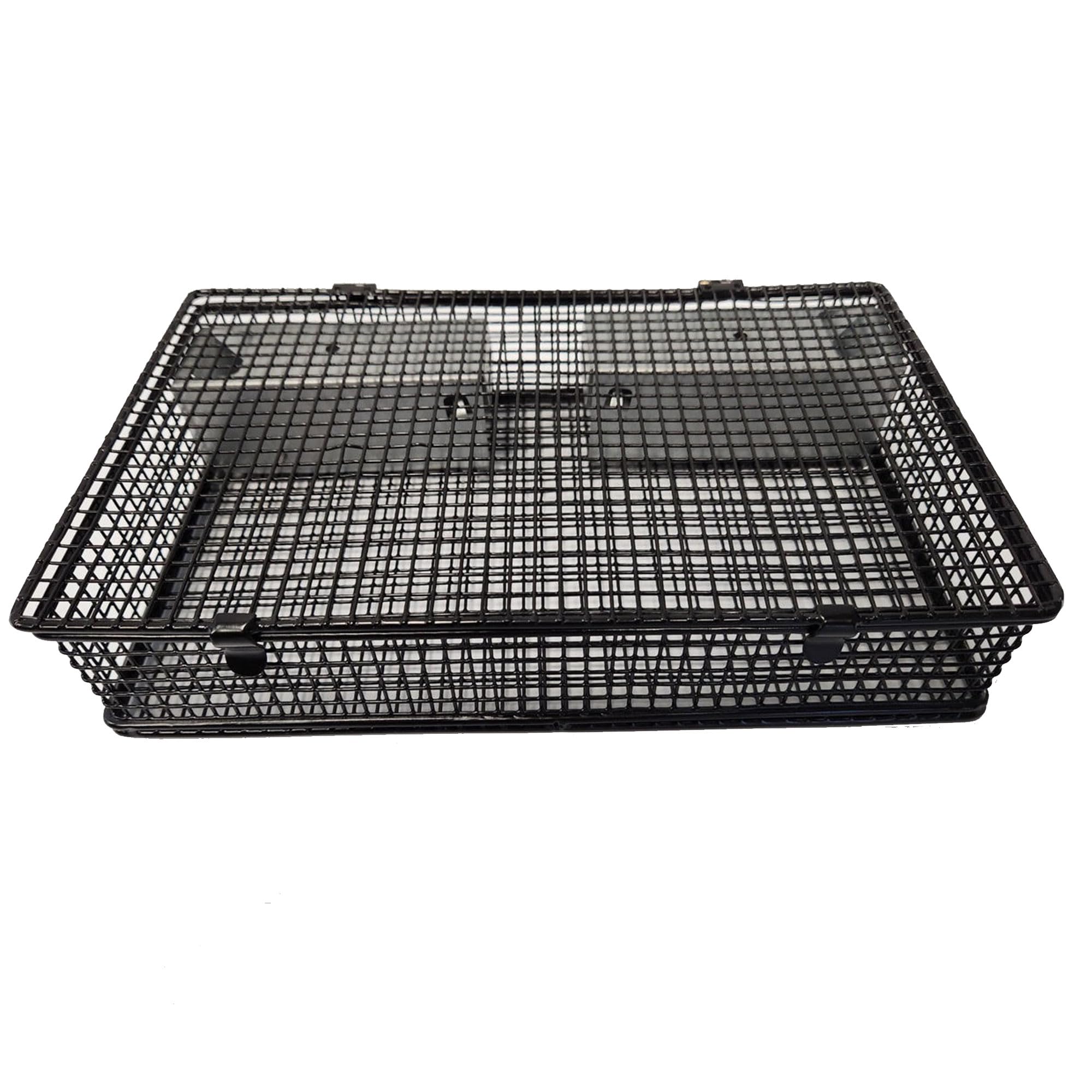 Rugged Ranch Mousinator front view showing compact multi-catch cage and entry doors for effective trapping