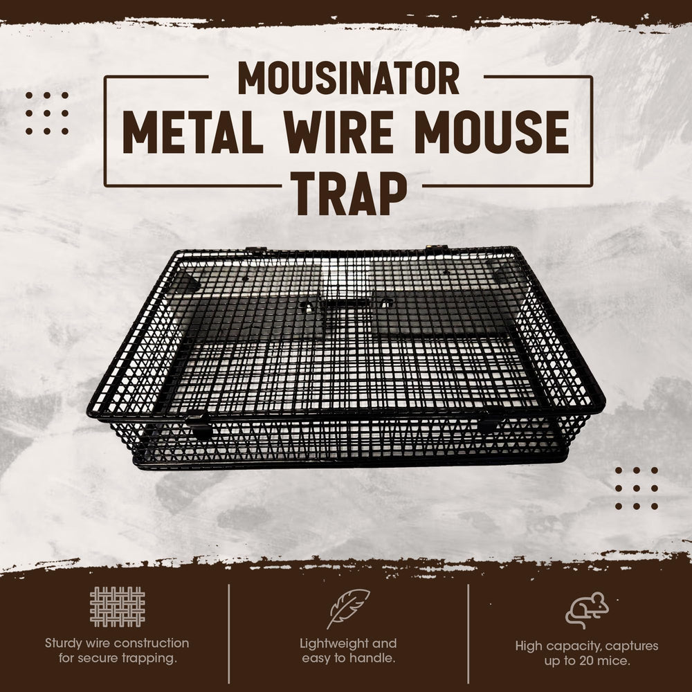 Rugged Ranch Mousinator top lid open illustrating easy-access release and secure locking for transport