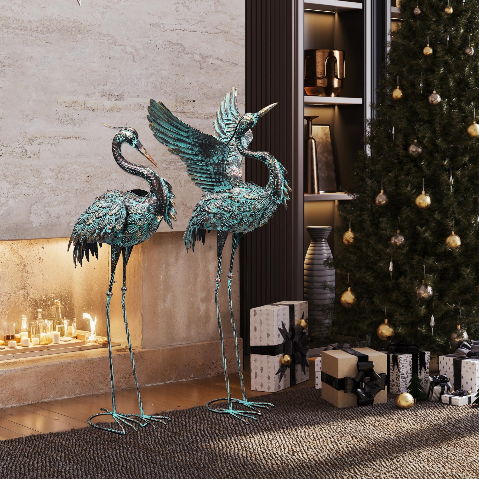 Ruifabo bronze finish in rain showcasing weatherproof durability and low maintenance
