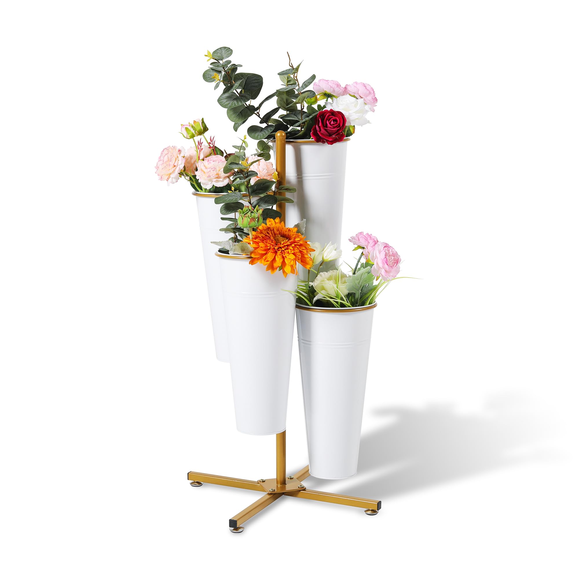 Ruifabo front view showing stable four-tier stand for wedding displays