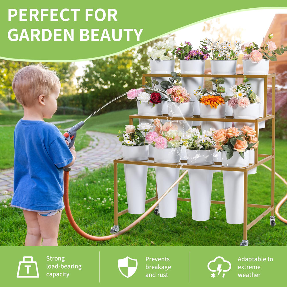 Ruifabo market stall use with fresh bouquets demonstrating attractive merchandising