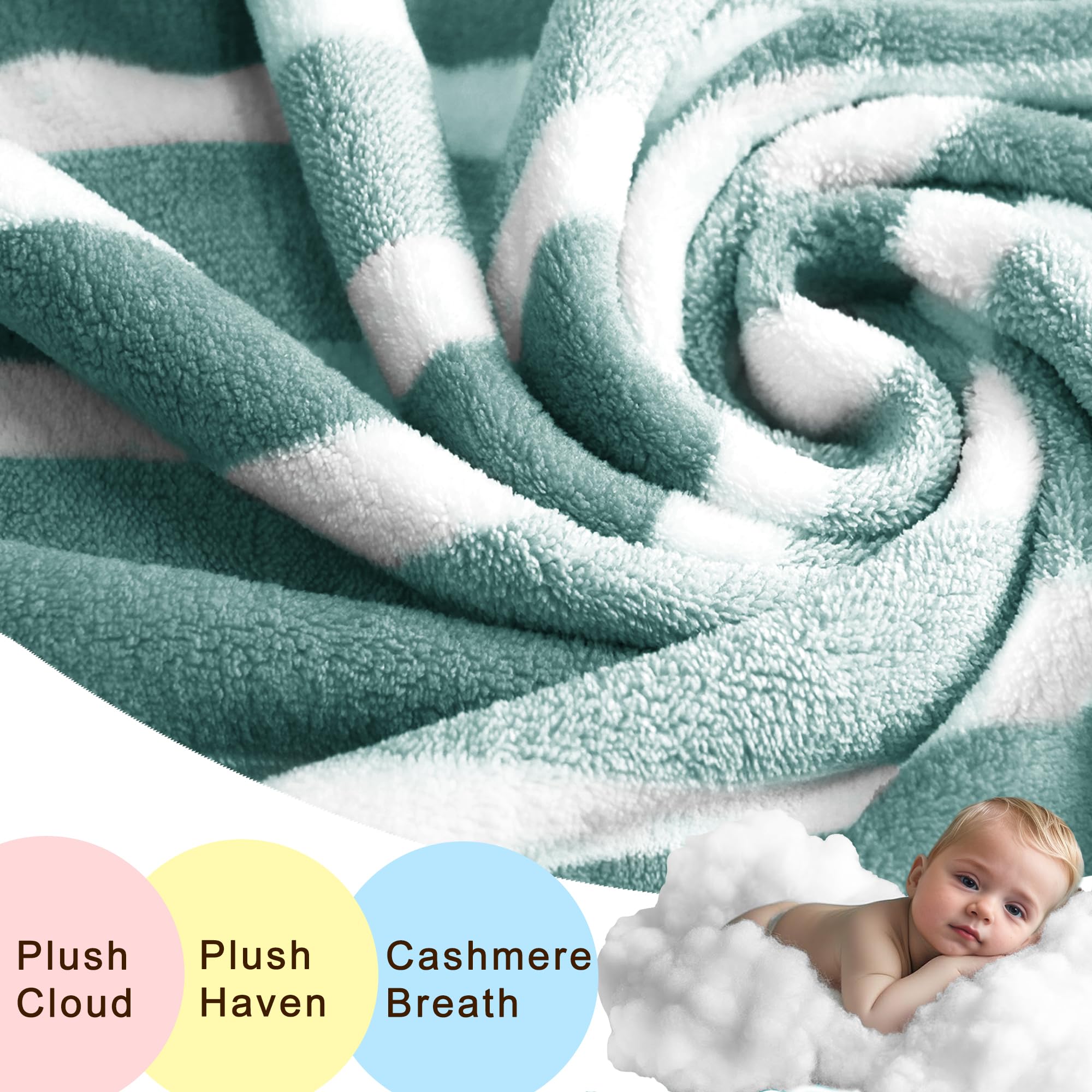 Ruikyhom close-up of micro fleece texture highlighting softness and fast absorption benefit
