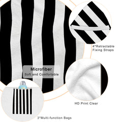 Ruikyhom corner strap closeup showing anchor straps that prevent cover shifting in wind