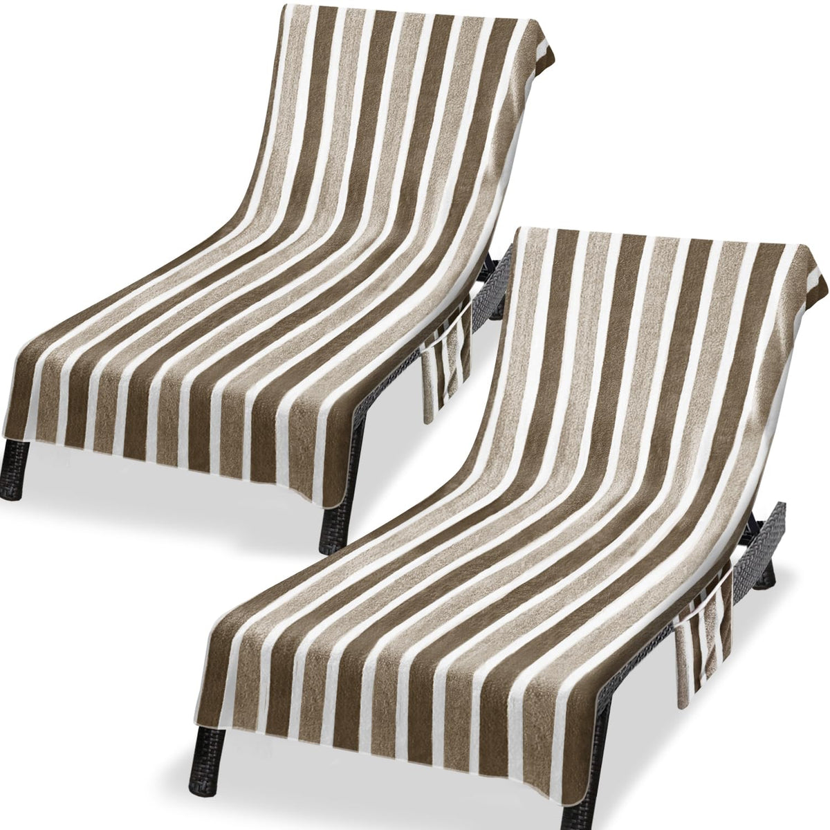 Ruikyhom front view of chaise cover showing full fit and plush comfort