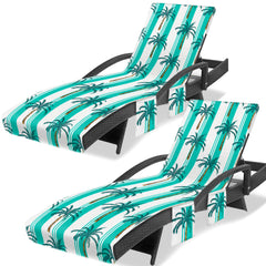Ruikyhom front view of striped palm turquoise white cover shows stylish protection