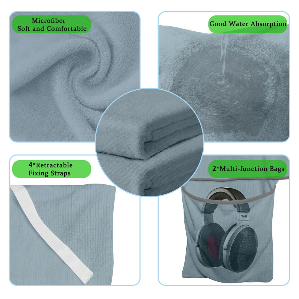 Ruikyhom side pocket holding phone and glasses for easy access