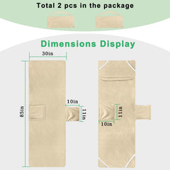 Ruikyhom side pocket holding phone and sunglasses for easy access