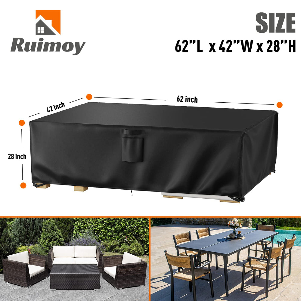 Ruimoy close-up of 600D fabric and sealed seam for durability