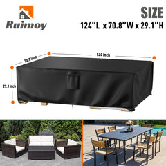 Ruimoy textura del tejido 600D con acabado impermeable y duradero
