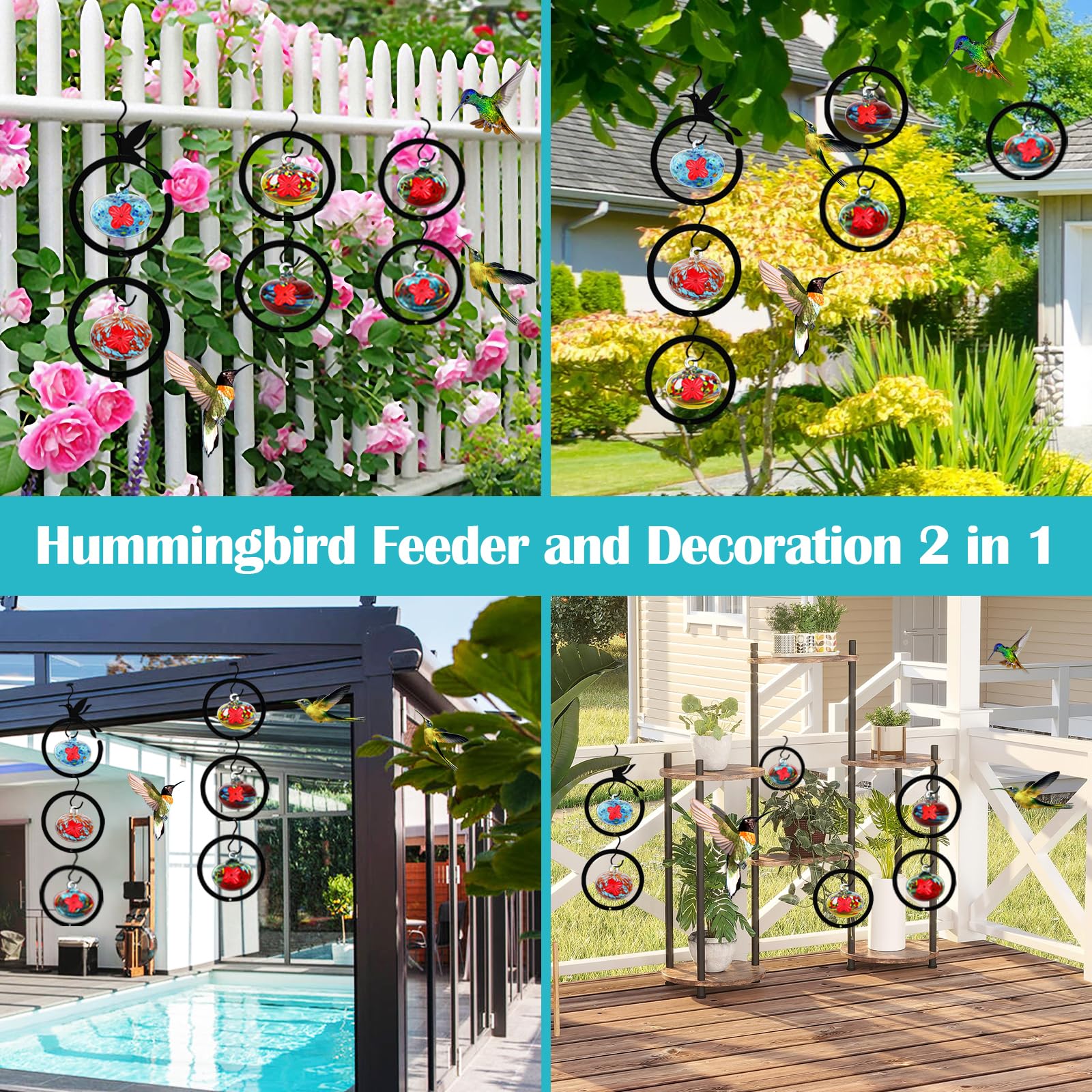 ruiyi tim group display among plants enhancing garden decoration