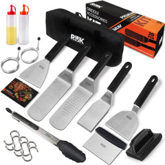 RüK front packaging showing full 20-piece griddle kit and gift box