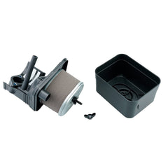 Ruma air cleaner housing and filter assembled to protect engine from dust