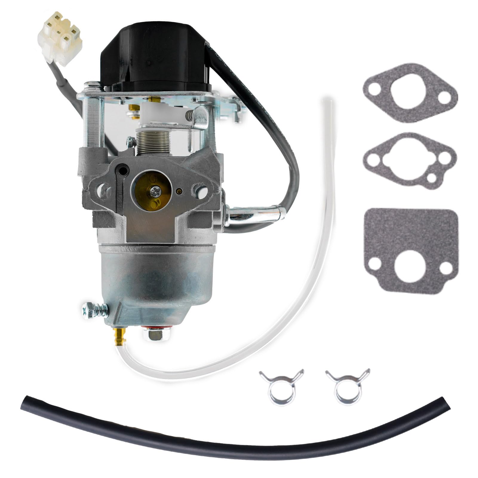 Ruma carburetor side profile with label indicating OEM-equivalent quality