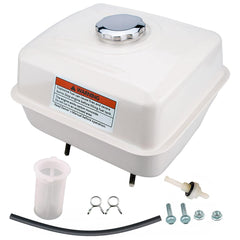 Ruma fuel tank front view showing full replacement tank for GX engines, durable fit