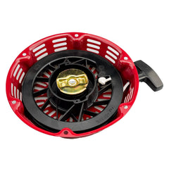 Ruma recoil starter assembly detail showing rope and pulley for reliable pull-starts
