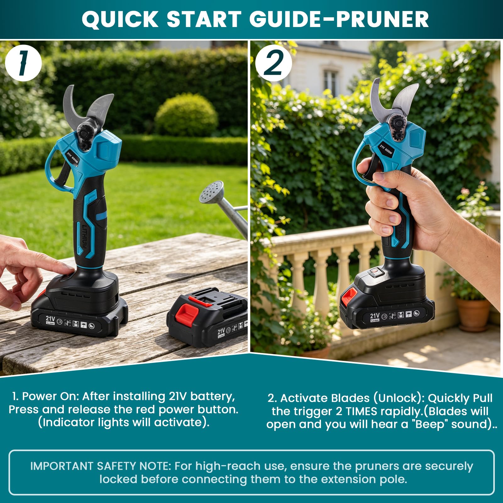Run Jee ergonomic handle and controls close-up for comfortable, controlled use