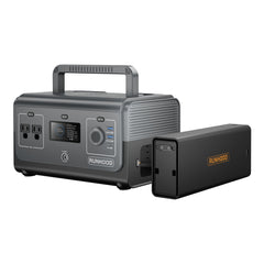 RUNHOOD Rallye 600 Mini front view showing compact design and AC outlet benefit