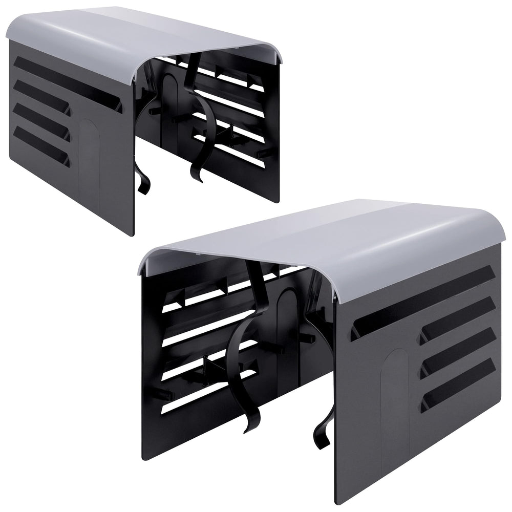 RunNico front view of two pump covers showing protective shape and fit benefit