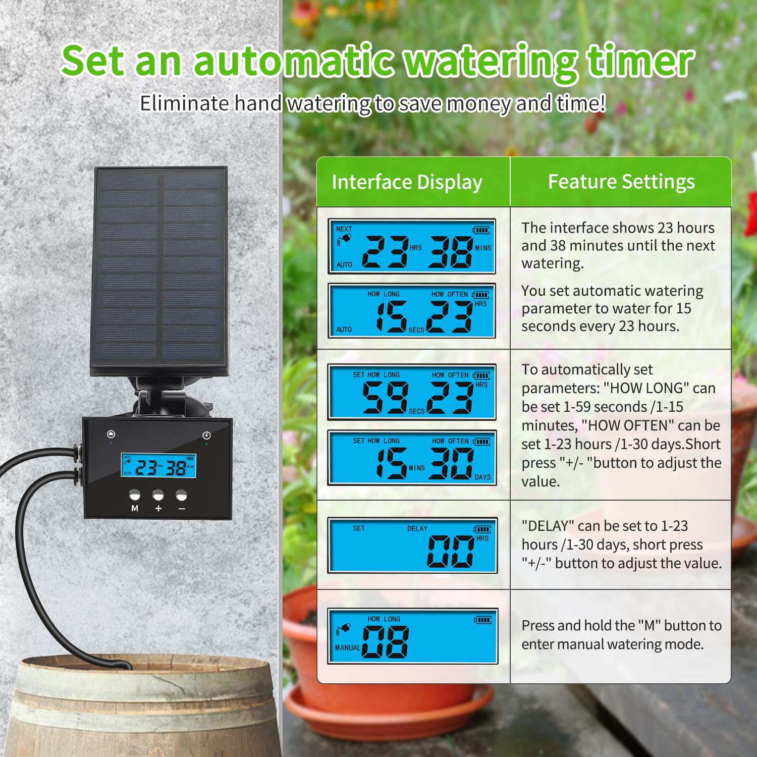 RUNWUSHENG adjustable drip emitters detail delivering customized flow to each plant