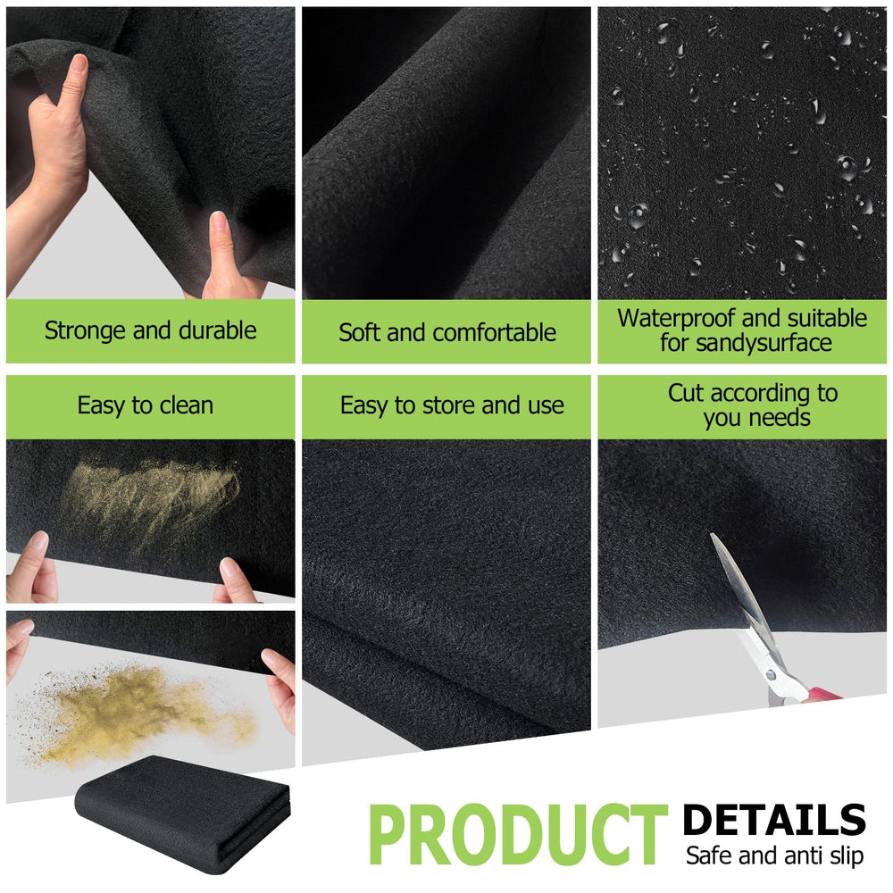 RUNZEG mat installed inside tent creating cleaner, comfortable camping floor