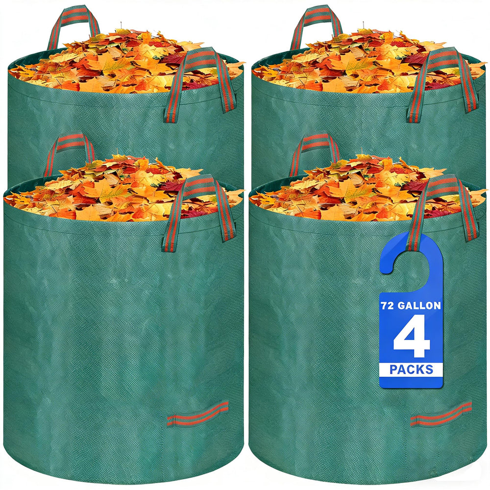 Ruolan front view of two 132-gallon bags showing size and capacity benefit