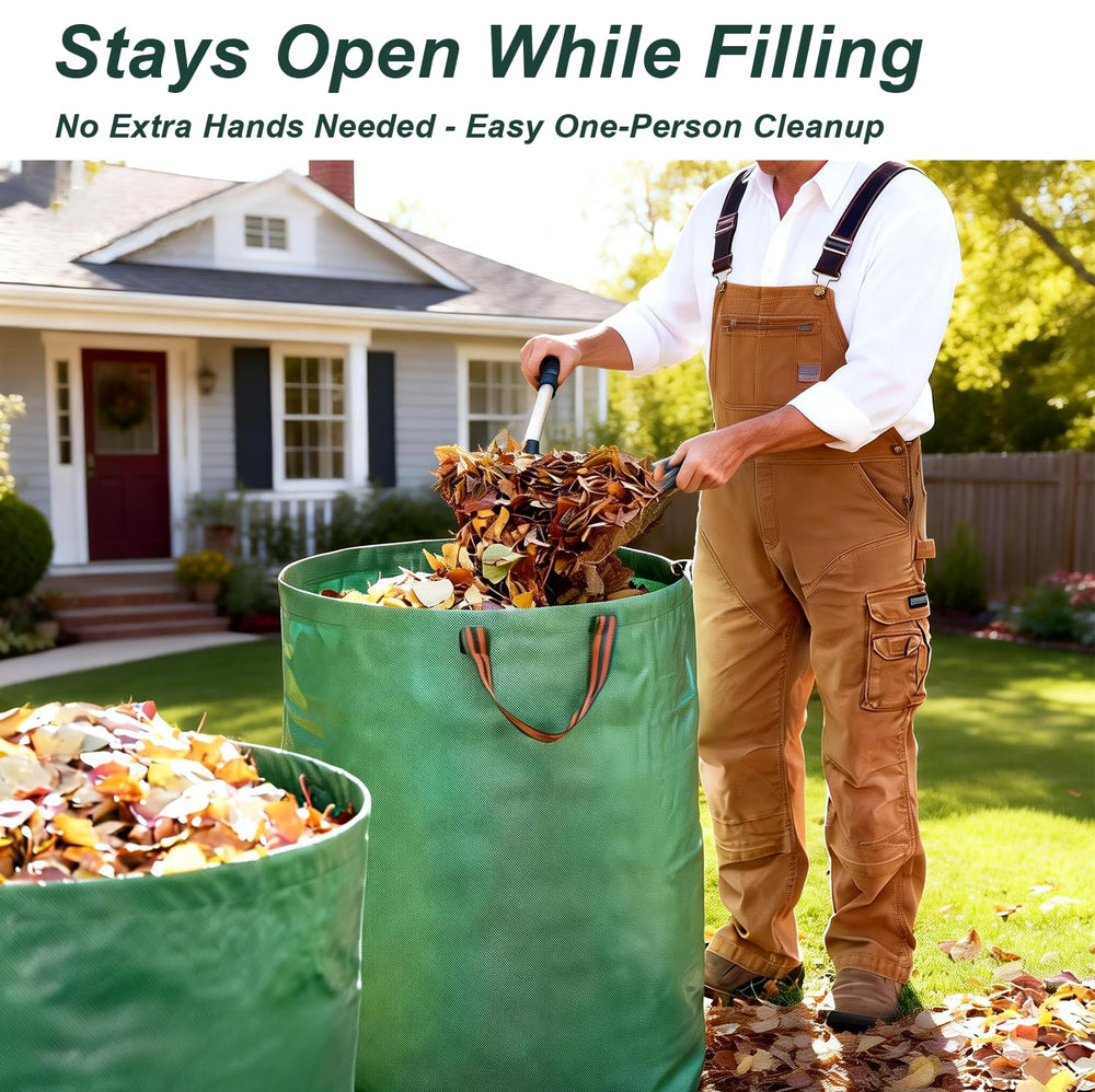 Ruolan PVC ring holding bag open for easy filling and hands-free benefit