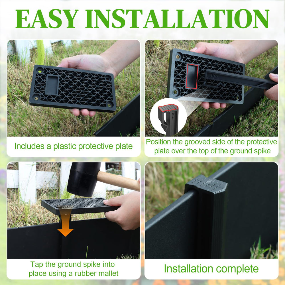 Ruppence enlarged head with protective plate for safer, impact-distributed installation