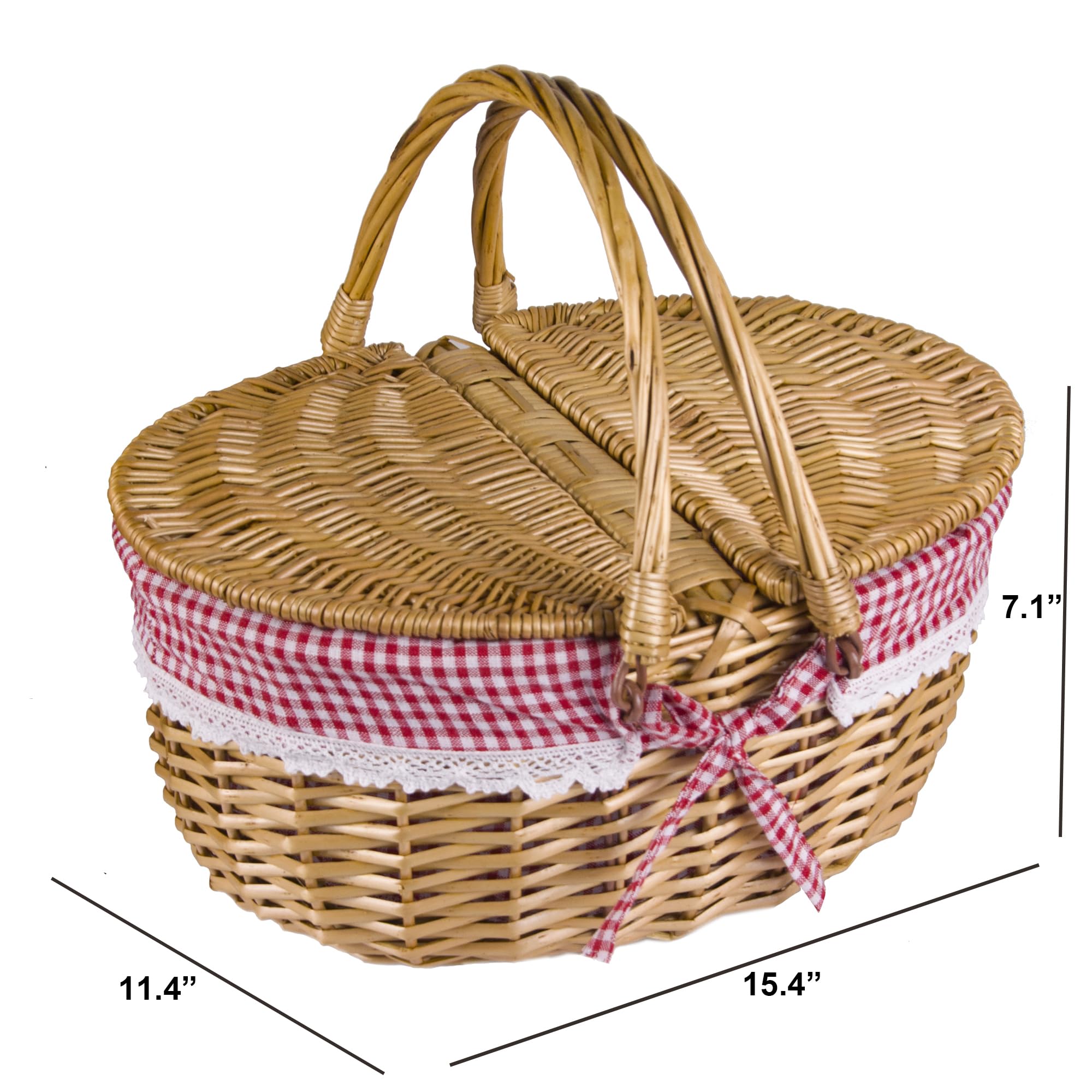 RURALITY red plaid removable liner detail showing washable and neat finish