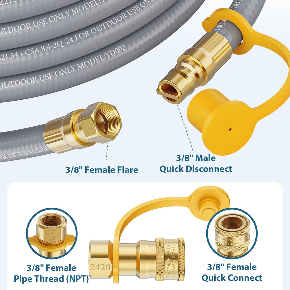 Rushare close-up of solid brass connector demonstrating corrosion resistance