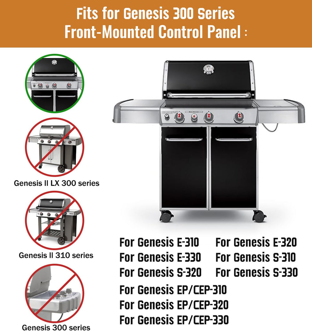 Rushare bars installed in Weber Genesis grill demonstrating even heat distribution benefit