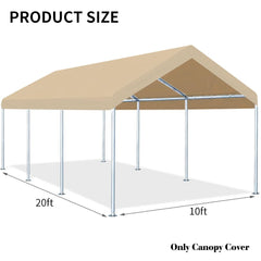 Generic rutile ball bungee fastening attached to frame improving canopy stability