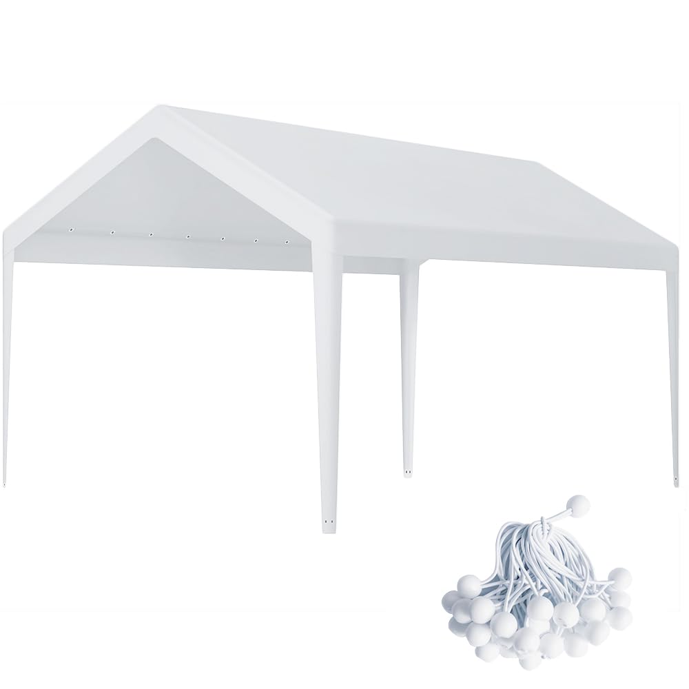 Rutile front view of 12x20 canopy top showing full coverage and protection