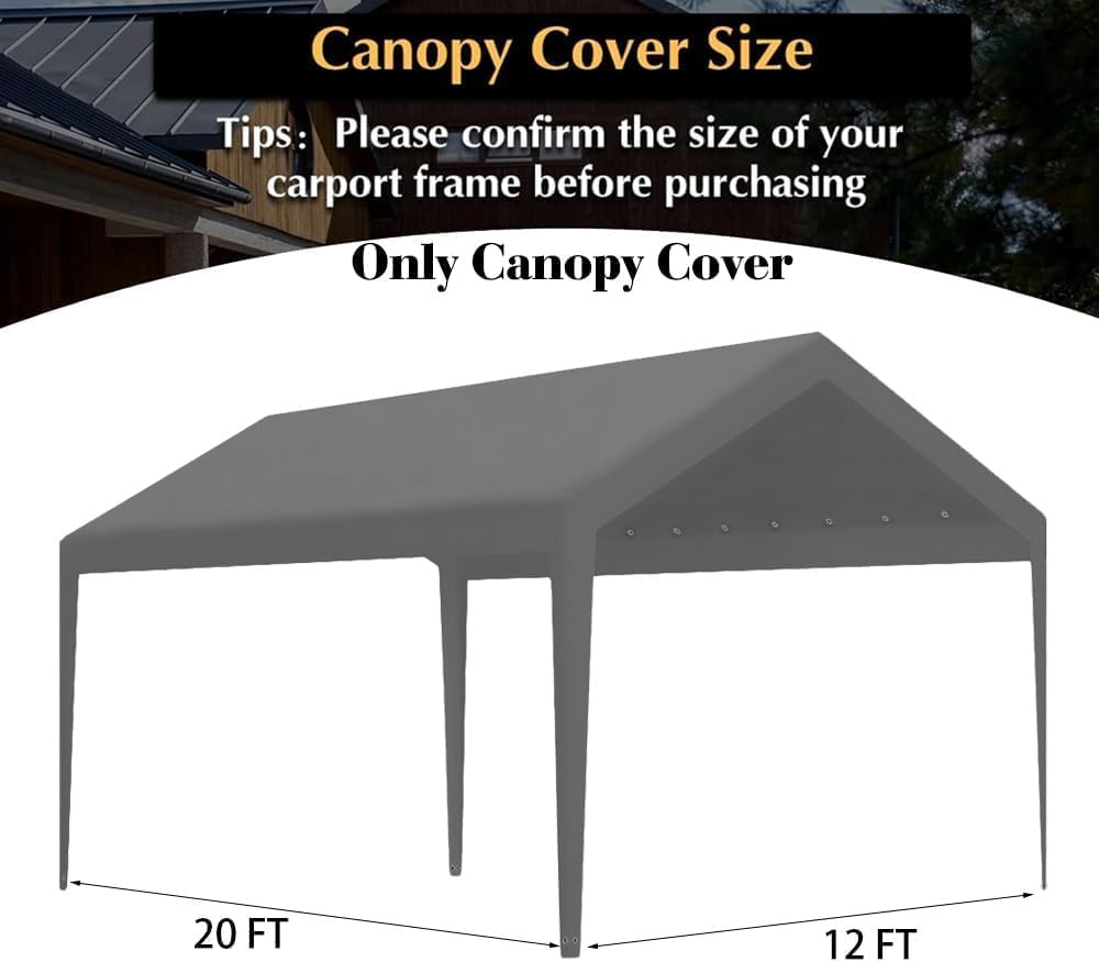 Rutile folded canopy and accessories showing included bungees and ready-to-install benefit