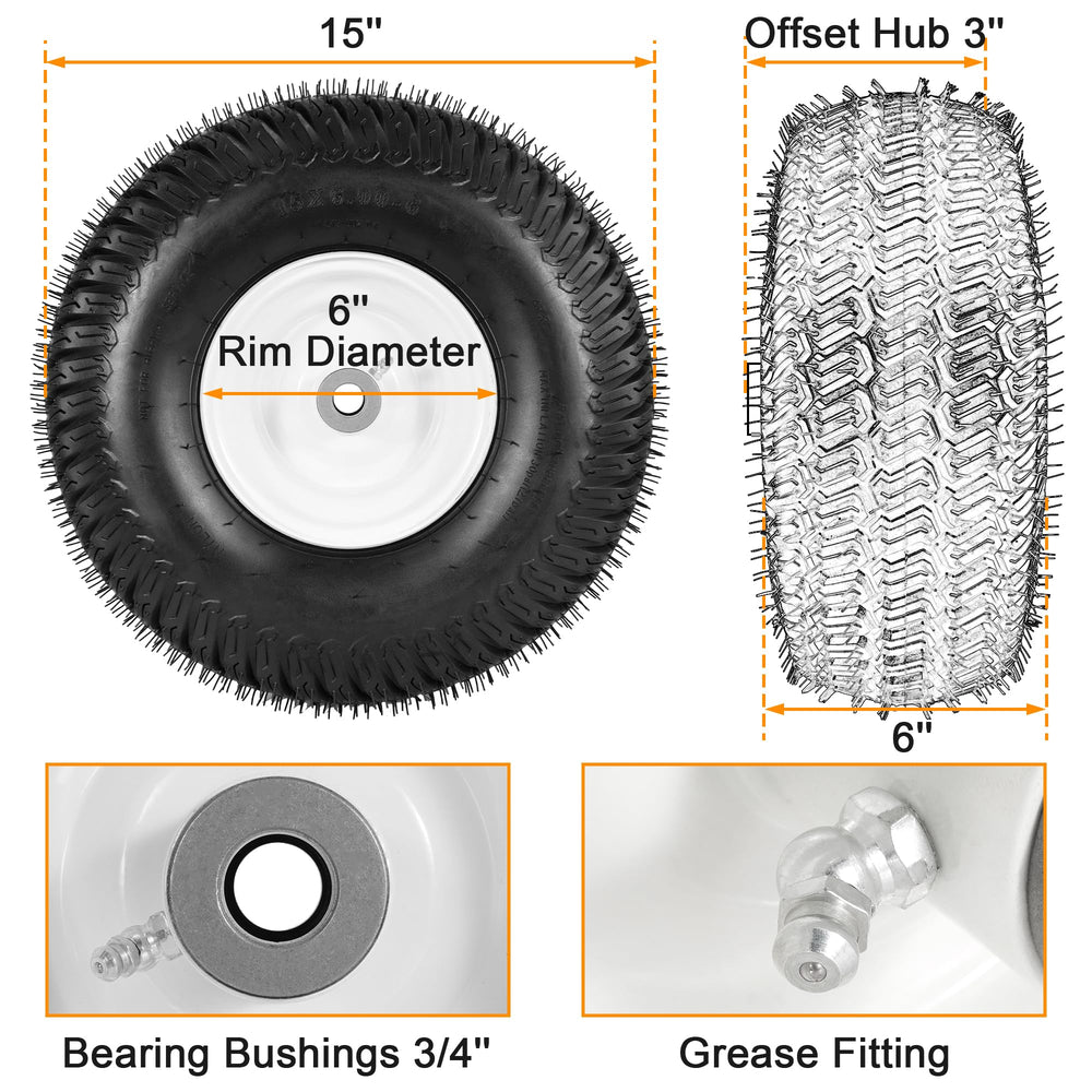 RUTU image of 3 inch offset hub and 3/4 inch bushing for proper fit