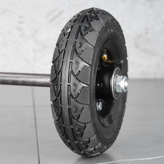 RUTU butyl inner tube stretch demonstrating better shock absorption