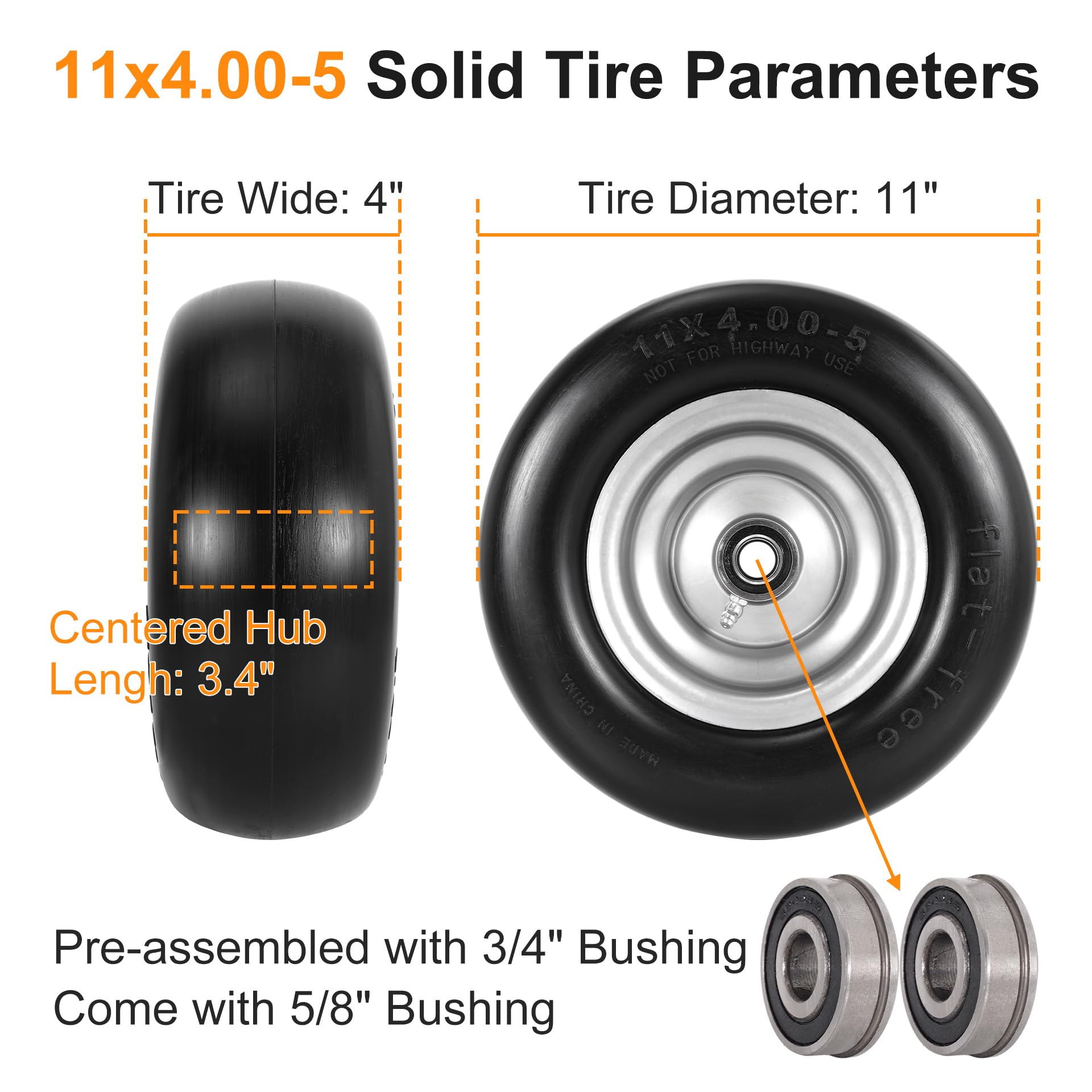 RUTU close-up of rubber tread and polyurethane core showing improved grip