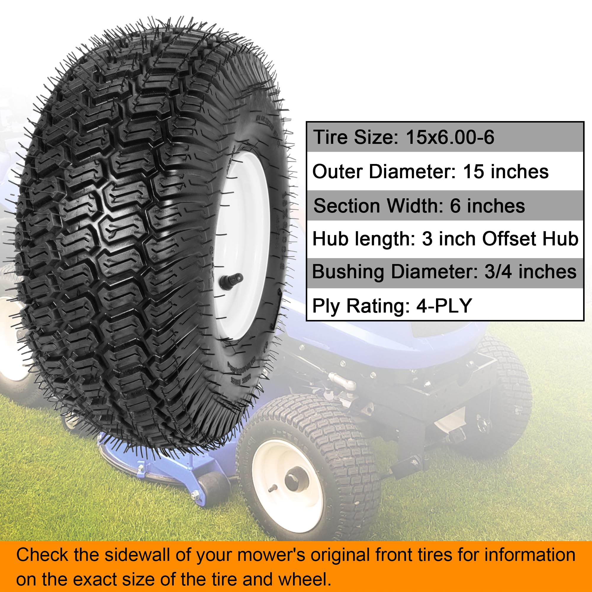 RUTU closeup of 5mm tread pattern improving turf grip and quiet ride