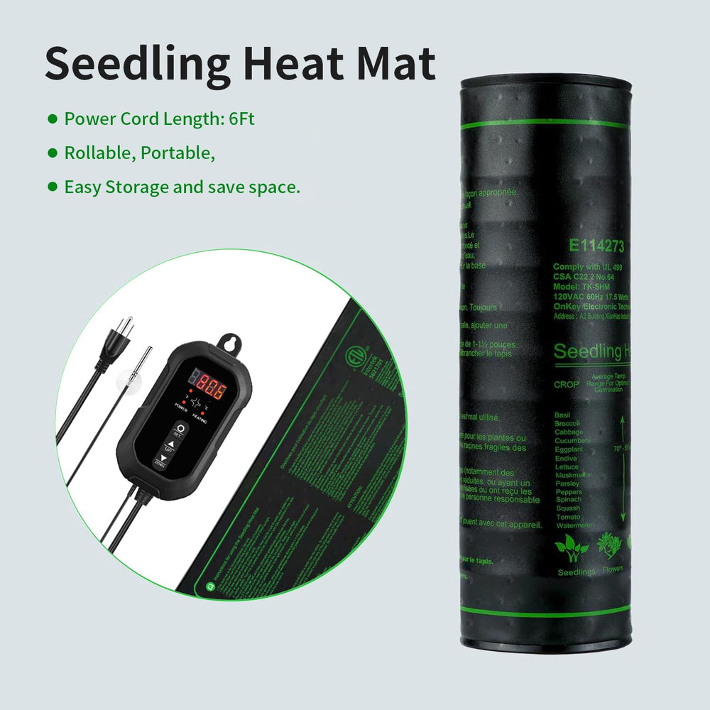 Ruyyi heat mat in an indoor garden setup showing benefit for seed starting and propagation