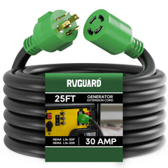 RVGUARD front connector and plug showing secure twist-lock benefit