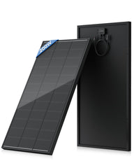 Rvpozwer 200W panel front view showing full-module efficiency benefits