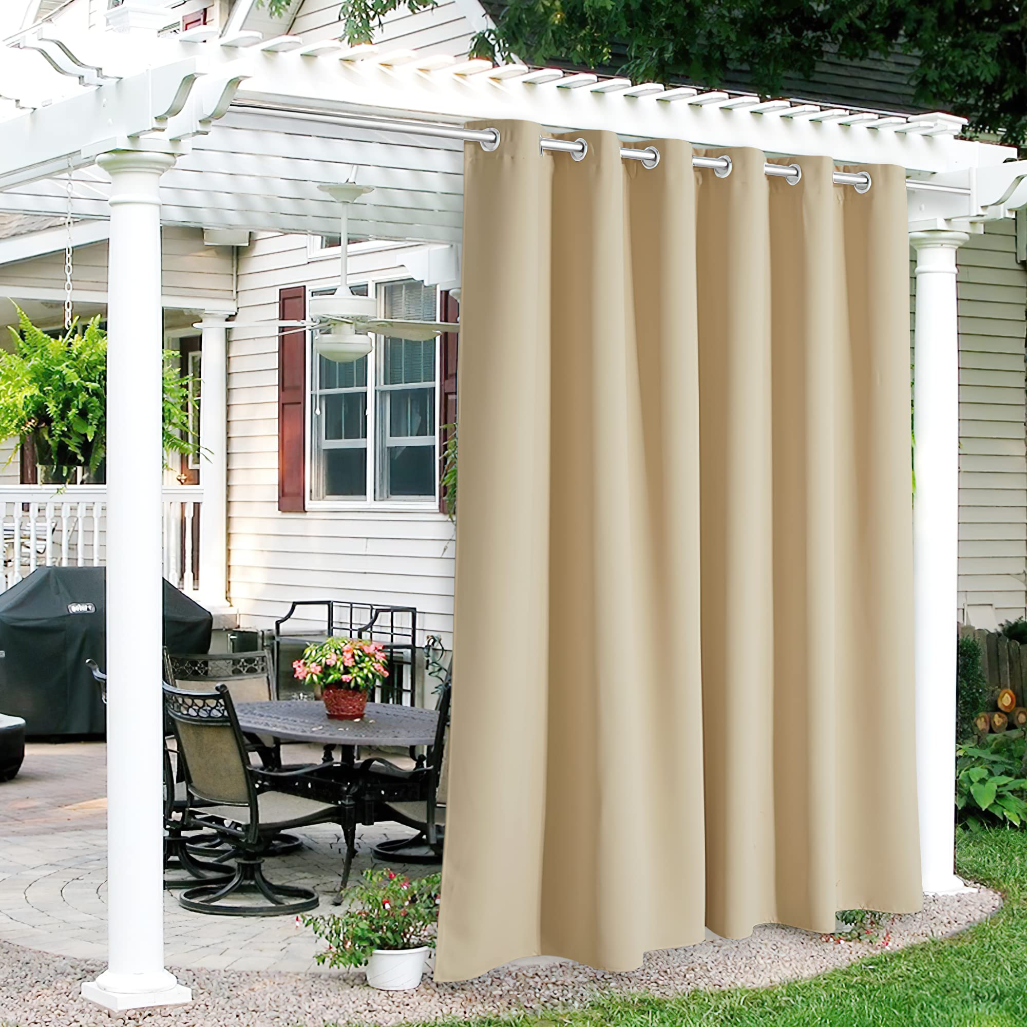 RYB HOME front packaging showing curtain set and color benefits
