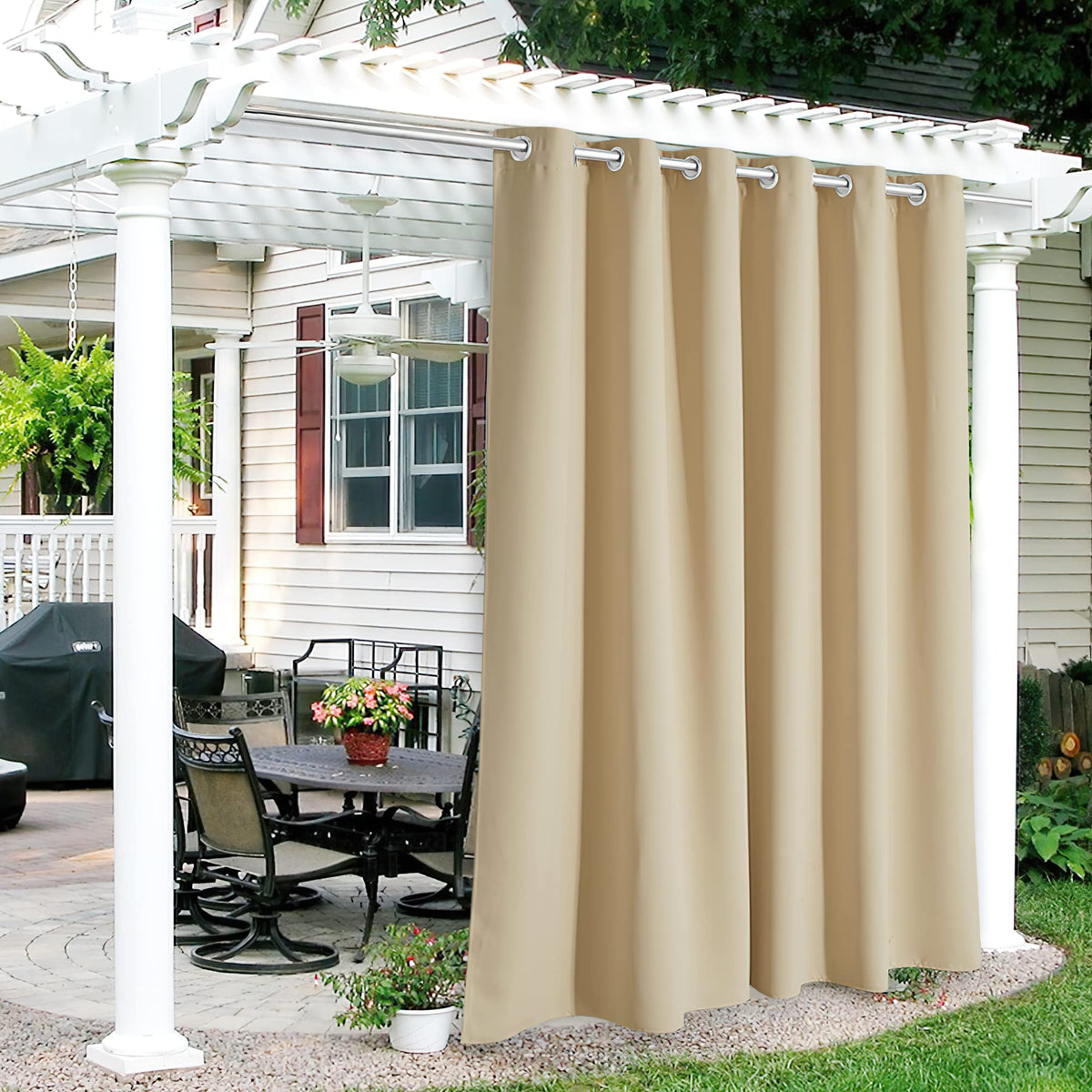 RYB HOME front packaging showing curtain set and color benefits